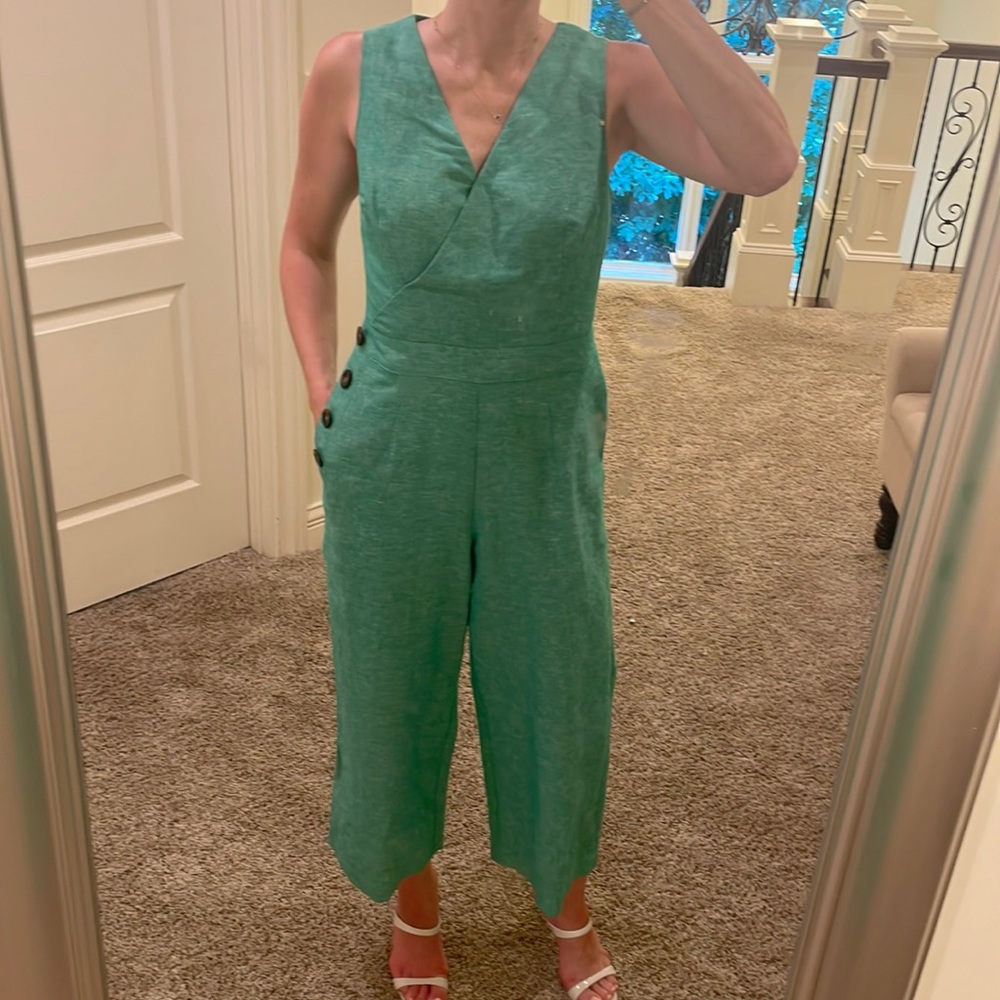 Boden Dorothea wrap jumpsuit size 6